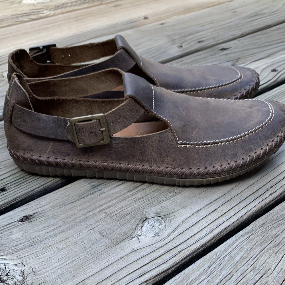 Soul of Africa Women's Brown Leather Shoes Size 9.5